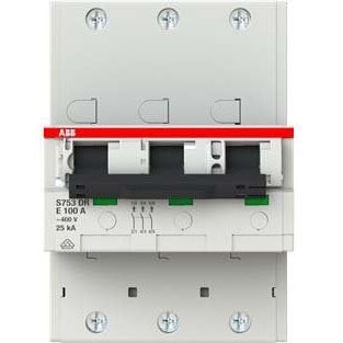 ABN - Selektiver Hauptleitungsschutzschalter SHU-Schalter 1 XHA399-5 3pol 100A Hutschiene