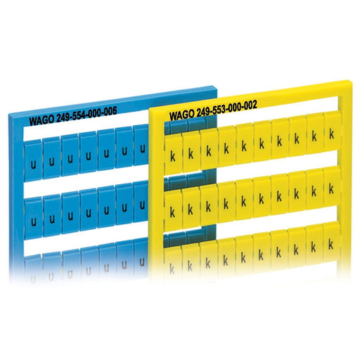 WAGO - Klemmenmarkierung WSB-Bez. W: 50 X k / 50 X 249-553/000-002 l − 5 Stück
