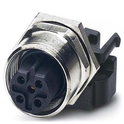 Phoenix Contact - Rundsteckverbinder, feldkonfektionierbar (Industriesteckverbinder) Einbausteckverbinder SACC-DSIV-M1#1437180 − 60 Stück