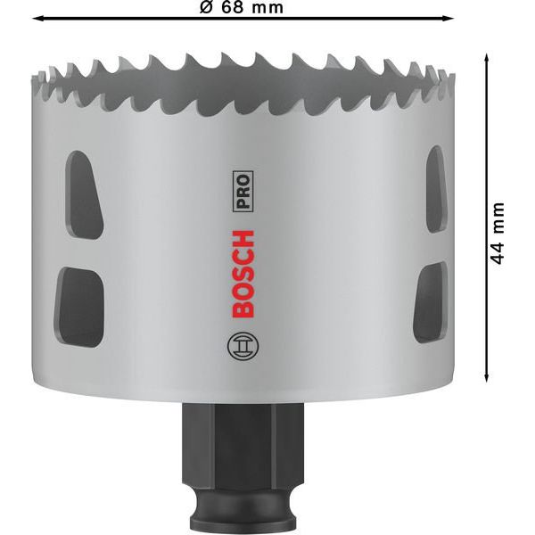 Bosch - Lochsäge PRO Multi Material PC Plus 2608594398 Lochsäge, 68 mm