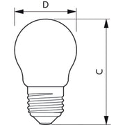 Philips Lighting - LED - Lampe/Multi - LED LED - Kerzenlampe E27 MASLEDLust #44939800 927, DimTone