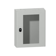 Schneider Electric - Gehäuse/Schaltschrank (leer) Verteiler Glastür Leer NSYS3DM5415T RAL 7035 500x400x150