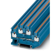 Phoenix Contact - Durchgangs-Reihenklemme Durchgangsreihenklemme PTTB 2,5 BU 0,14-4qmm, 5,2mm, bl