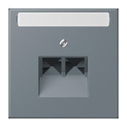 Jung - Einsatz/Abdeckung für Kommunikationstechnik Abdeckung für IAE/UAE LC 969-2 NAUA 251 gris 59 (4320H)
