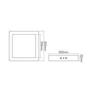 Nobile - Decken-/Wandleuchte LED-Aufbau-Panel 1561301045 DTW, dim