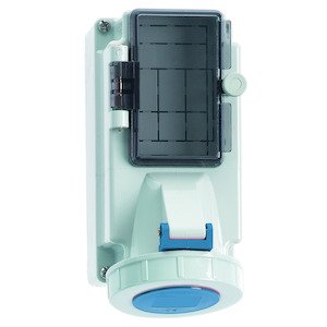 Bals Elektrotech - CEE-Steckdose abschaltbar, abgesichert (IEC 60309) Wandsteckdose abgesichert 15024 16A 3p 230V 6h IP67