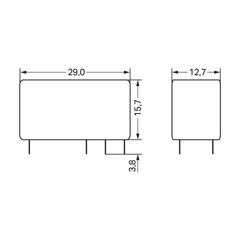 WAGO - Schaltrelais Elementarrelais 788-175 AC 115 V,1 Wechsler − 20 Stück