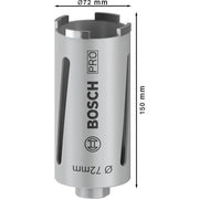 Bosch - Bohrkrone PRO Trockenbohrkrone, 72 x 2608587323 150 mm, G 1/2 Zoll