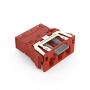 WAGO - Geräteanschluss für steckbare Gebäudeinstallation Snap-In-Stecker 770-2313/007-000 3-polig,rot − 100 Stück