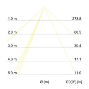 Brumberg Leuchten - Decken-/Wandleuchte LED-Wandleuchte 10033173 230V/IP54 strukturws