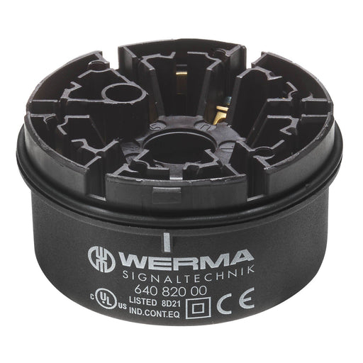 Werma - Signalsäulenelement, Anschlussmodul Anschlusselement 64082000 Schraubanschl
