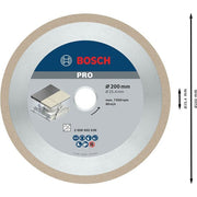 Bosch - Trenn-/Schleifscheibe Diamanttrennscheibe 2608602636 PRO Ceramic