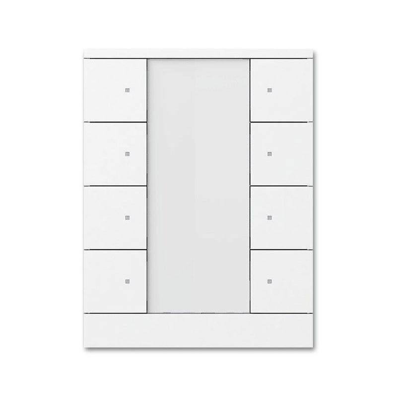 ABB Stotz S&J - Bussystem-Tastsensor Bedienelement 8-fach SB/U8.0.1-84 studioweiß