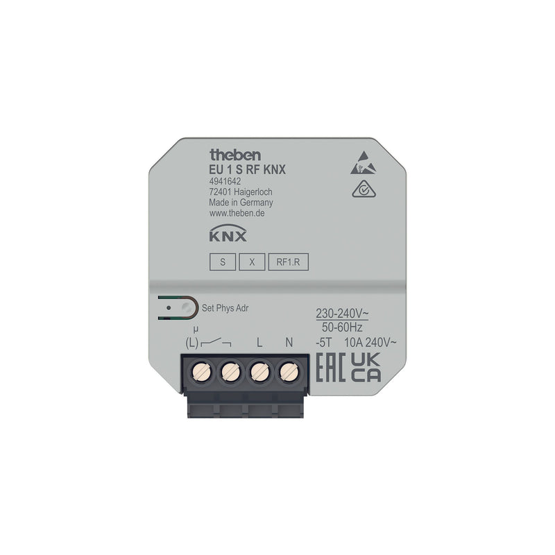 Theben - Bussystem-Heizungsaktor 1-fach Funk-Aktor EU 1 S RF KNX