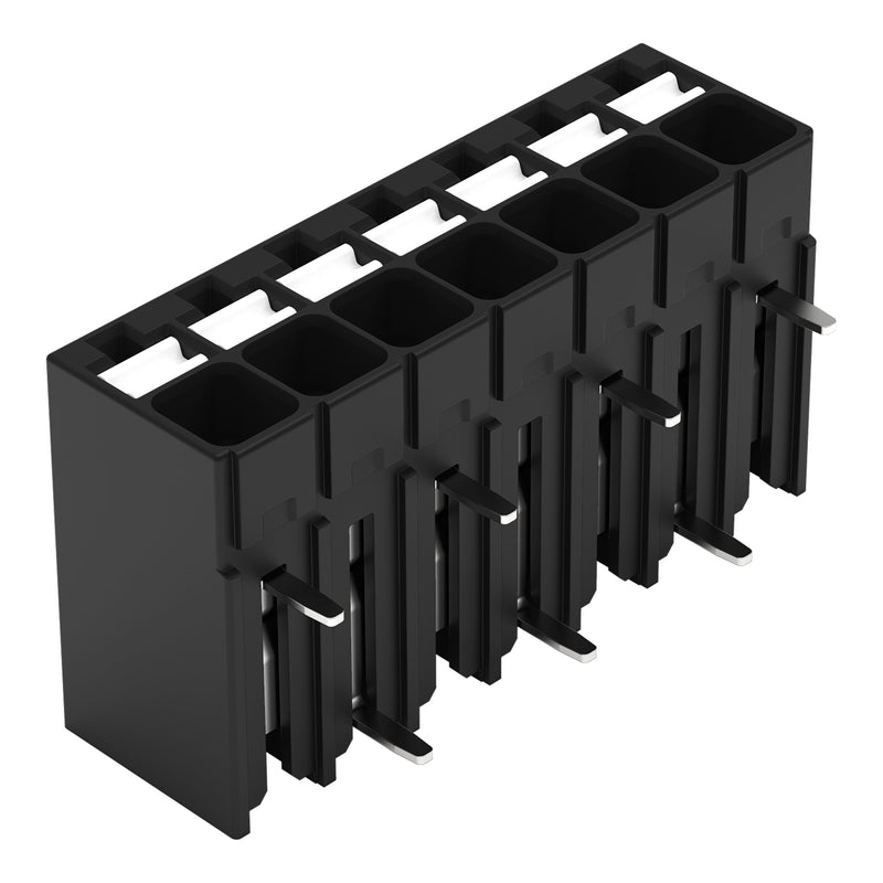 WAGO GmbH & Co. KG - Leiterplattenklemme THR-Leiterplattenklemme 2086-1227/300-000 Drücker,1,5mm²,sw − 132 Stück