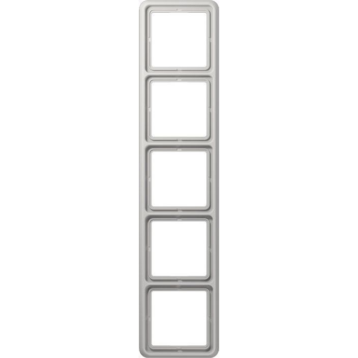 Jung - Abdeckrahmen Rahmen 5-fach lgr CD 585 WU LG waage/senkrecht