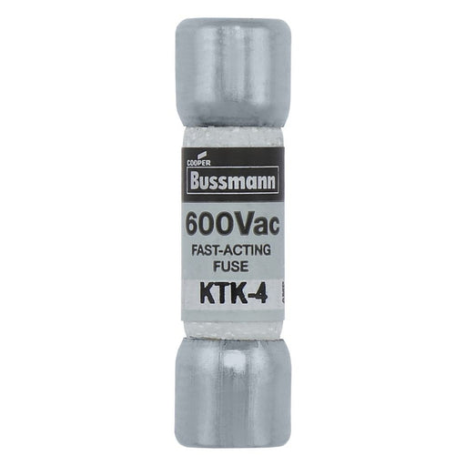 Eaton - HRC-Sicherung Sicherungseinsatz KTK-4 4 A, AC 600 V − 10 Stück