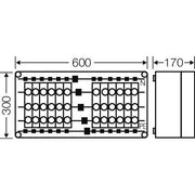 Hensel - Sicherungskasten NZ-Gehäuse Mi 3435 12x3x63A,D02,E18
