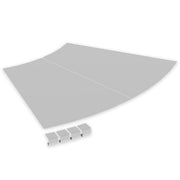Unex - Deckel Bogen für Kabeltragsystem Abdeckung Bogen 45 Grad 67615-04 600 R600 U23X