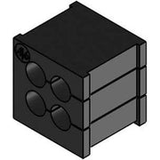 Icotek - Kabeleinsteckstutzen Kabeldurchführungstülle KT 4/6 sw − 10 Stück