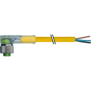 Murrelektronik - Konfektioniertes Sensor-Aktor-Kabel M12 Bu. gew. mit LED 7000-12381-0130150 3x0,34 gelb 1,5m