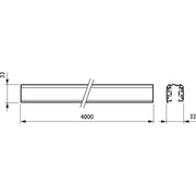 Philips Lighting - Stromschiene 3-Phasen-Stromschiene RCS750 3C L4000 WH