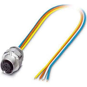 Phoenix Contact - Rundsteckverbinder, feldkonfektionierbar (Industriesteckverbinder) Feldbus-Wanddurchführung SACC-EC-FSD #1535215
