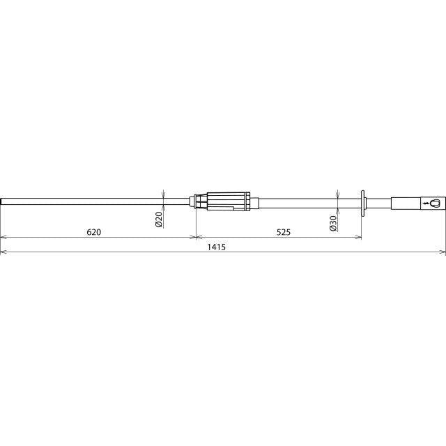 DEHN - Spannungsprüfgerät Spannungsprüfer PHE3 3 10 S PHE III 3...10kV50Hz