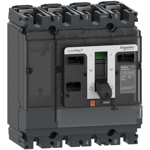Schneider Electric - Lasttrennschalter ComPacT C254200D1S NSX200NA DC PV, 200