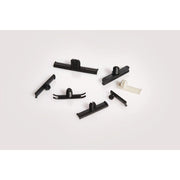 HellermannTyton - Befestigungsschelle für Kabel/Rohre Bündelungsklammer 155-16301(1000) schwarz, 1.000 Stück − 1000 Stück