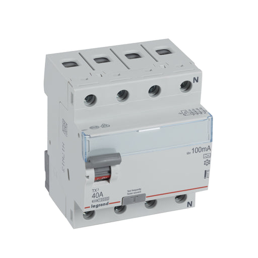 Legrand - Fehlerstrom-Schutzschalter Fehlerstromschutzschalter Legrand 411775 40A4pol,100mA,400VAC