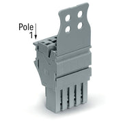 WAGO - Ein- und mehrpolige Klemmenleiste 1-Leiter-Federleiste 2022-101/132-000 CAGECLAMP,4mm²,gr − 200 Stück