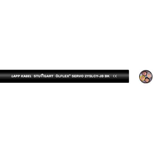 Lapp Kabel&Leitung - Energiekabel >= 1 kV, für ortsveränderlichen Einsatz ÖLFLEX SERVO 2YSLCY-JB BK 1136461 4G120