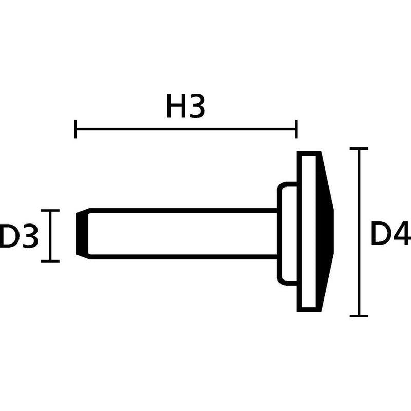 HellermannTyton - Spreizniet TY8P1-N66-NA − 1000 Stück