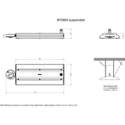 Philips Lighting - Hallen-Reflektorleuchte LED-Hallenleuchte BY580X 170 #59393000 4000K, SIA