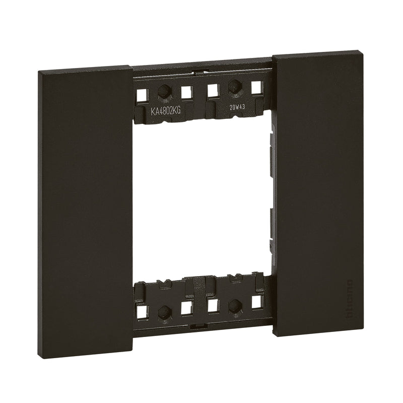 Legrand (BT) - Abdeckrahmen KA4802KG 2-modulig Black