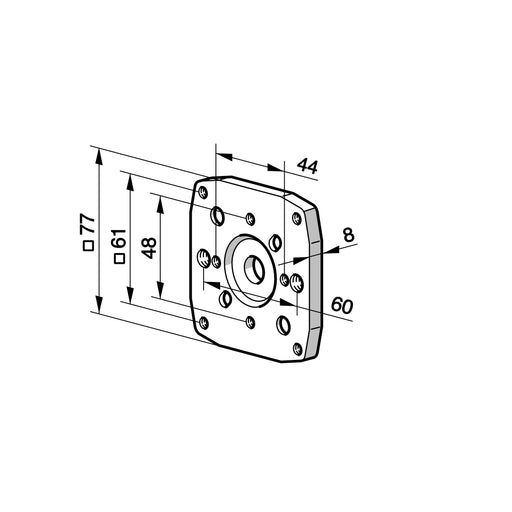 Somfy - Zubehör/Ersatzteile für Tor-/Rollladenantriebe Universallager 9910040 − 1 Stück