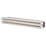 Metz Connect - Patchpanel Kupfer Patchfeld C6Amodul 48Port 130B11P4-E 1,5HE, 180 Edelstahl