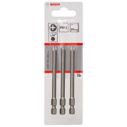 Bosch - Bit Schrauberbit Extra-Hart PH 2607001533 1, 89 mm, 3er-Pack