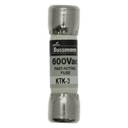 Eaton - HRC-Sicherung Sicherungseinsatz KTK-3 3 A, AC 600 V − 10 Stück