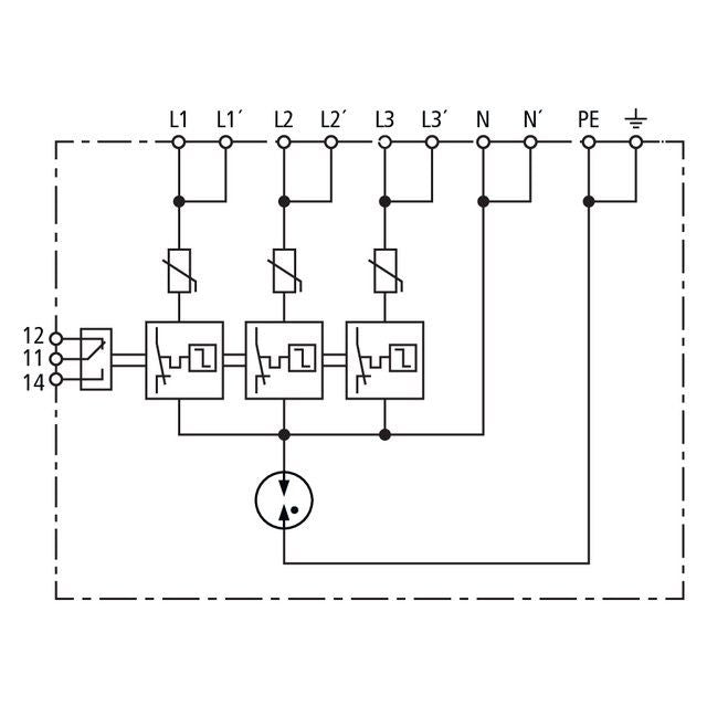 DEHN - Überspannungsableiter für Energietechnik/Stromversorgung Überspannungsableiter DCU EMOB 2 25 C Typ 2+3