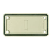 Weidmüller - Zubehör/Ersatzteile für Industriesteckverbinder Abdeckplatte ABD-4-GR − 10 Stück
