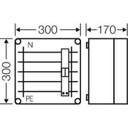 Hensel - Überspannungsableiter für Energietechnik/Stromversorgung Überspannungsschutzgehäuse Mi SP 2242