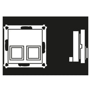 Jung - Behindertenelement für Installationsschalterprogramme Dienstzimmereinheit aws NRS AS 0834 DZE WW ohne Rahmen