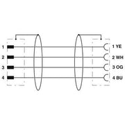 Phoenix Contact - Konfektioniertes Sensor-Aktor-Kabel Netzwerkkabel NBC-MSD/ 5,0#1407555