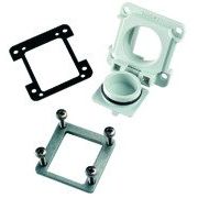 Telegärtner - Zubehör/Ersatzteile für modulares Anschlusssystem RJ45 Ind.IP67 EB-Flansch 100023156 mit Montage-Set − 10 Stück
