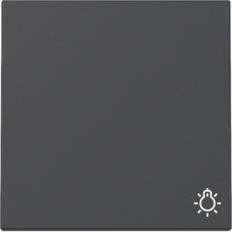 Gira - Abdeckung/Bedienelement für Installationsschalterprogramme Wippe Symb. Licht 328528 Anthrazit