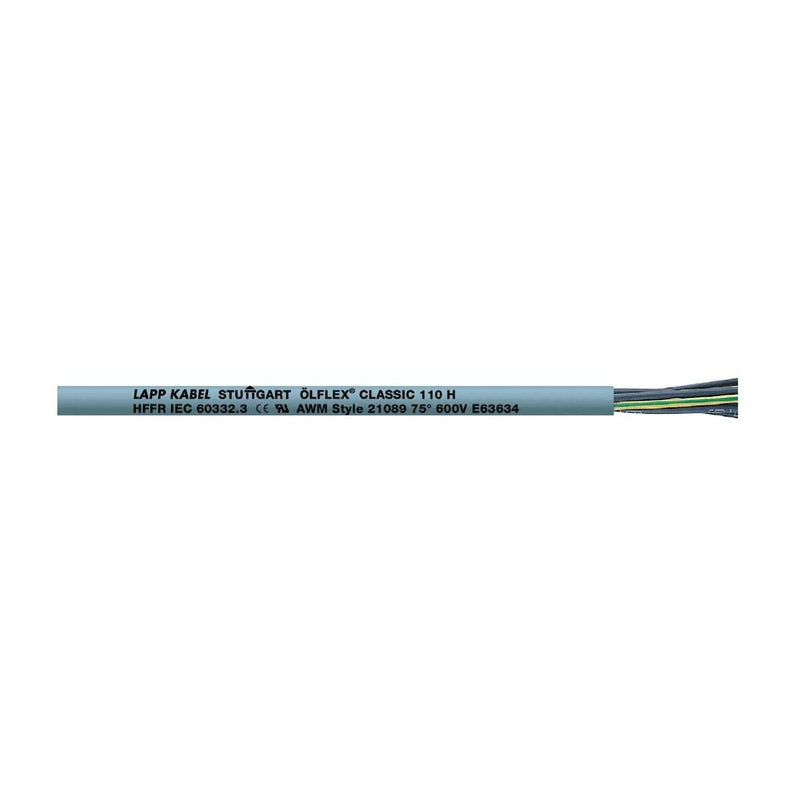 Lapp Kabel&Leitung - Energiekabel < 1 kV, für ortsveränderlichen Einsatz ÖLFLEX CLASSIC 110 H 2X0,5 10019900/1000 − 1000 Meter