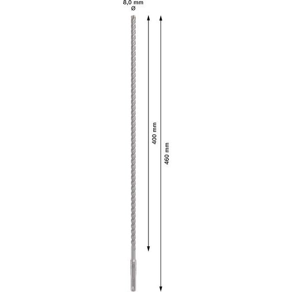Bosch - Bohrer PRO SDS plus-5X 2608833794 Hammerbohrer 8 x 400