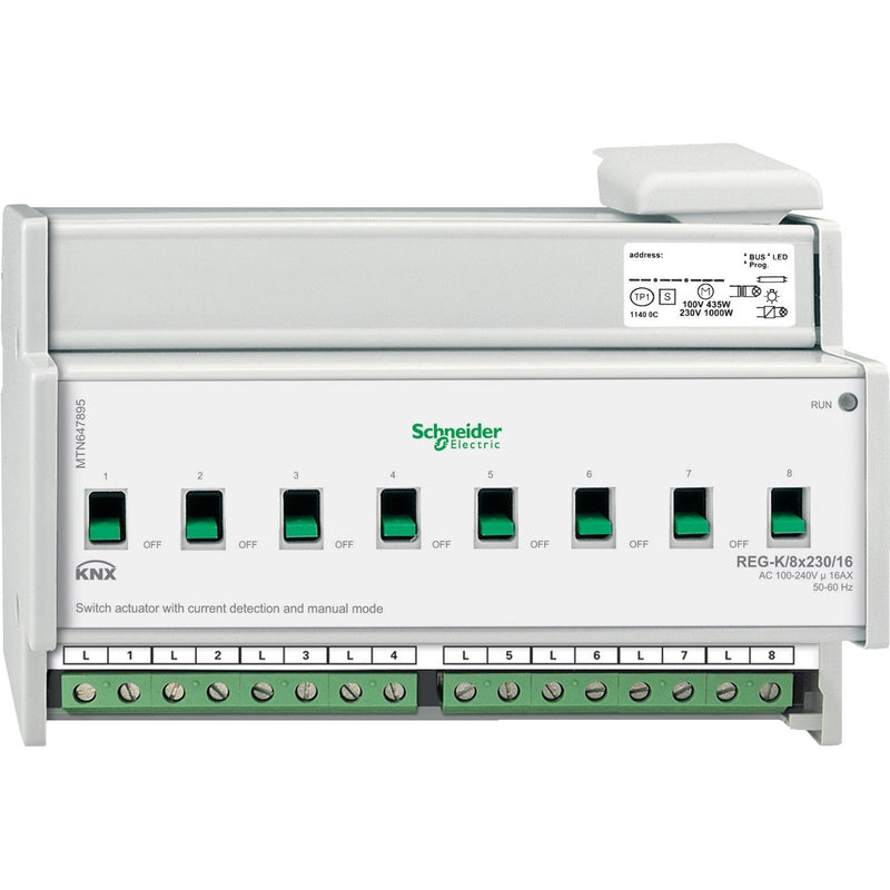 Schneider Electric - Bussystem-Schaltaktor Schaltaktor MTN647895 REG-K/8x230/16